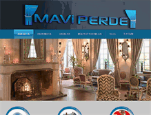 Tablet Screenshot of maviperdecilik.com